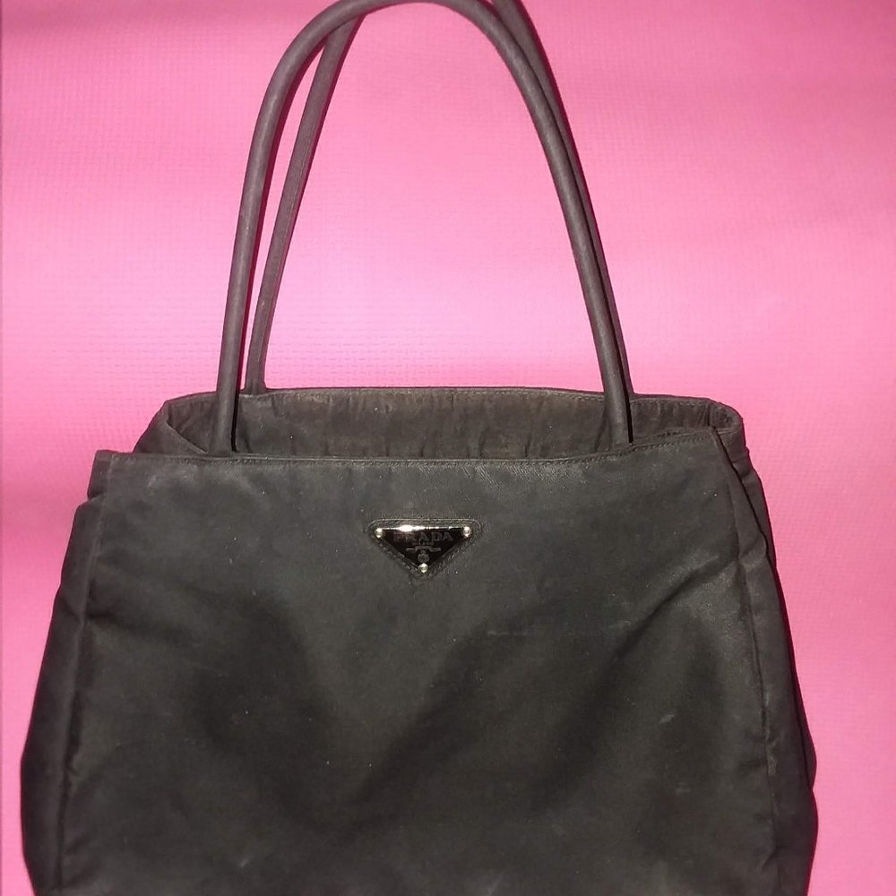 Prada black nylon bag